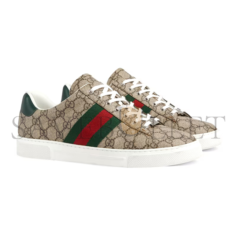 GUCCI MEN'S GUCCI ACE TRAINER WITH WEB 760775 GUCCI MEN'S GUCCI ACE TRAINER WITH WEB 760775